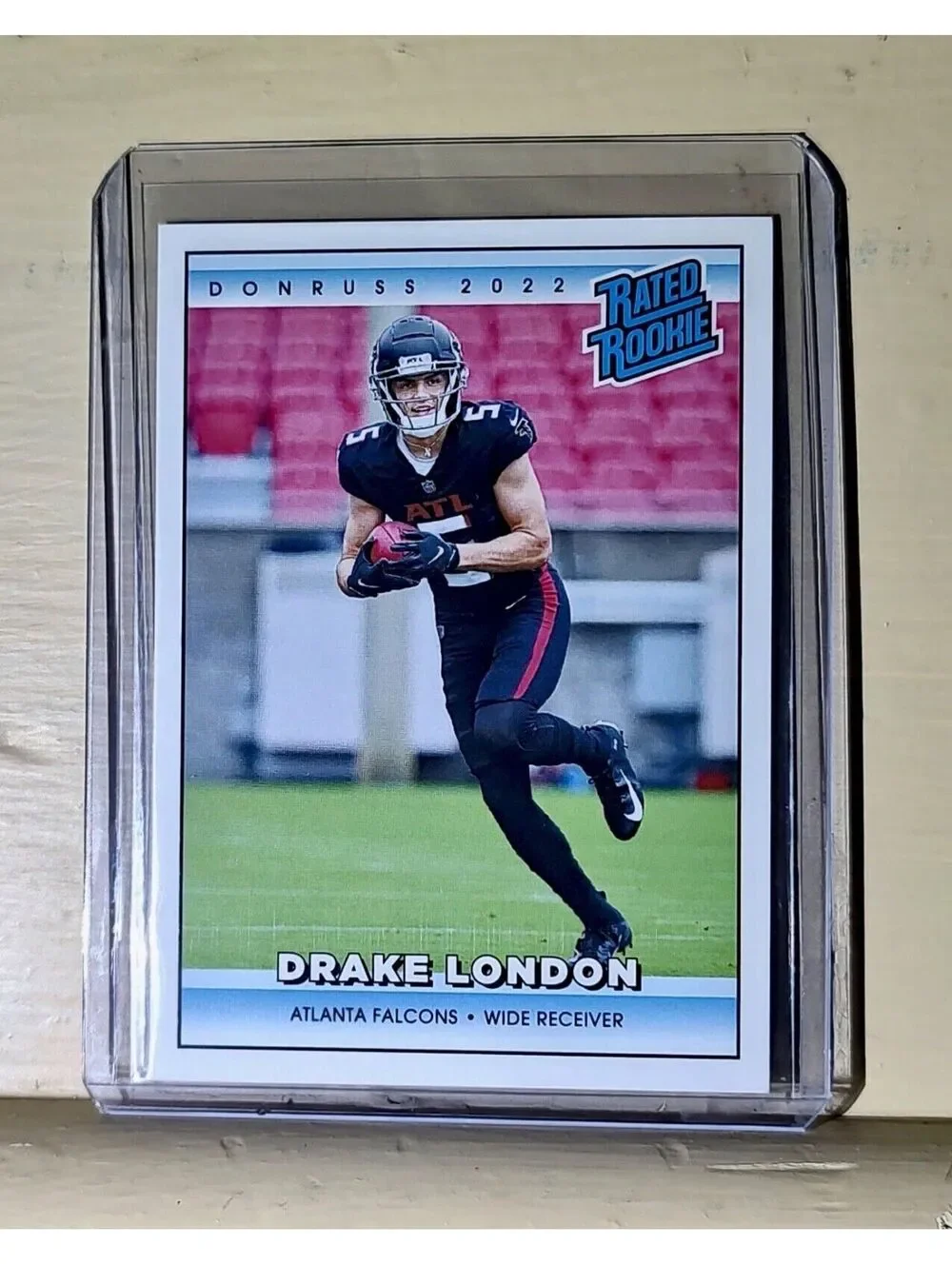 Drake London 2022 NFL Panini #4 Rated Rookie Retro Football Card 1/4094